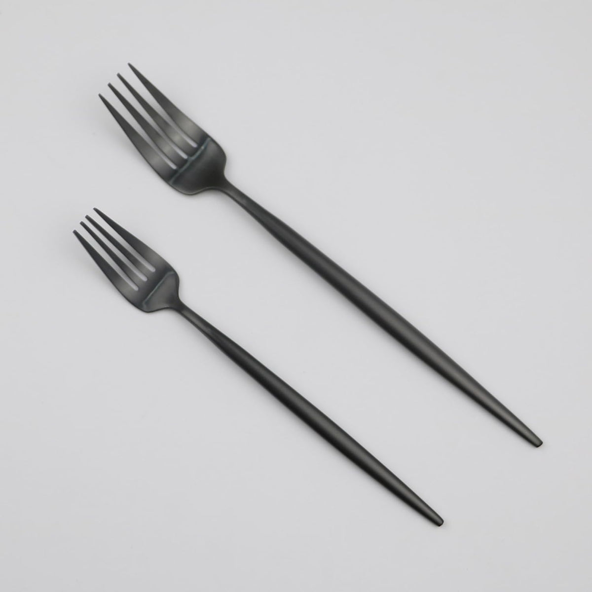 20-Pieces Luxury Black 18/10 Stainless Steel Flatware Set, Matte Finsh, Service for 4