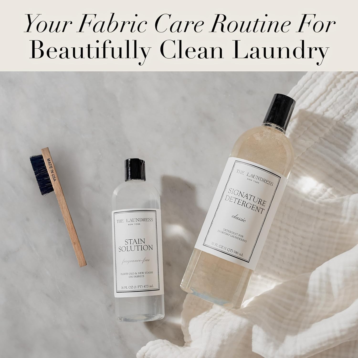 The Laundress Stain Brush, Laundry Brush for Stain Removal, Stain Brush for Clothes, Small Brush