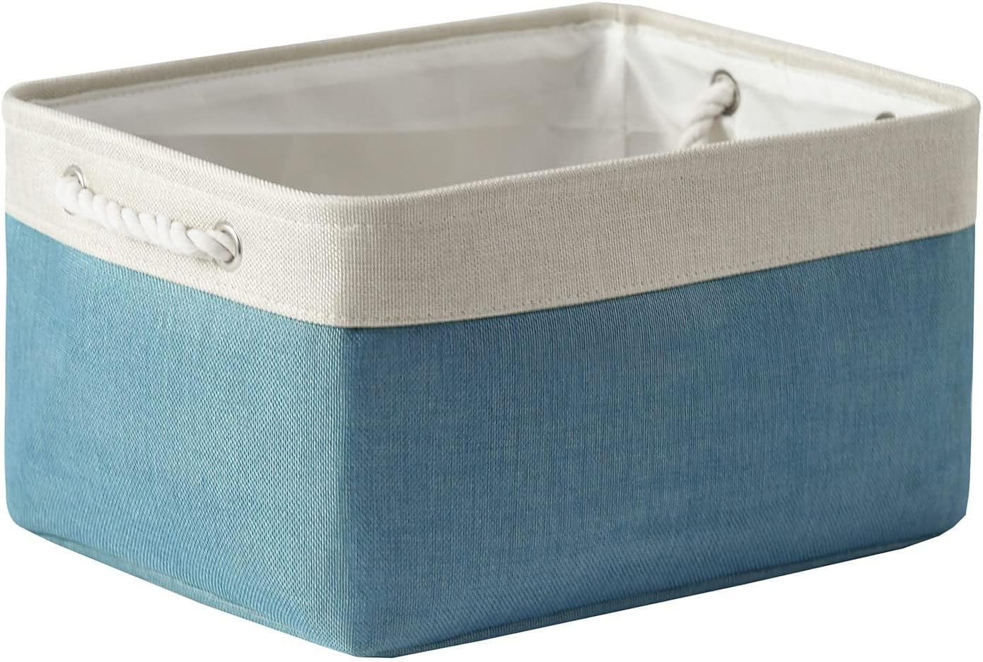 TheWarmHome Fabric Storage Bin with Handles,Storage Basket for Home Storage and Organization, Shelf