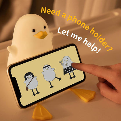 YuanDian Cute Duck Night Light, Gifts for Women Teen Girls Baby,Night Lights for Kids Bedroom