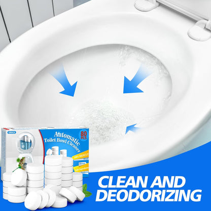 USKICH Toilet Bowl Cleaner - 80 PACK, Household Automatic Toilet Bowl Cleaners with Bleach