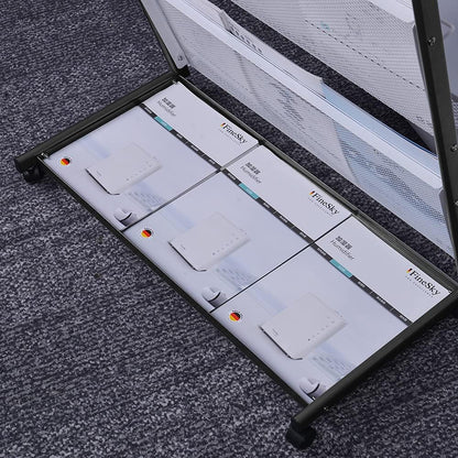 floor magazine rack brochure display stand for offices and public reception area，literature rack