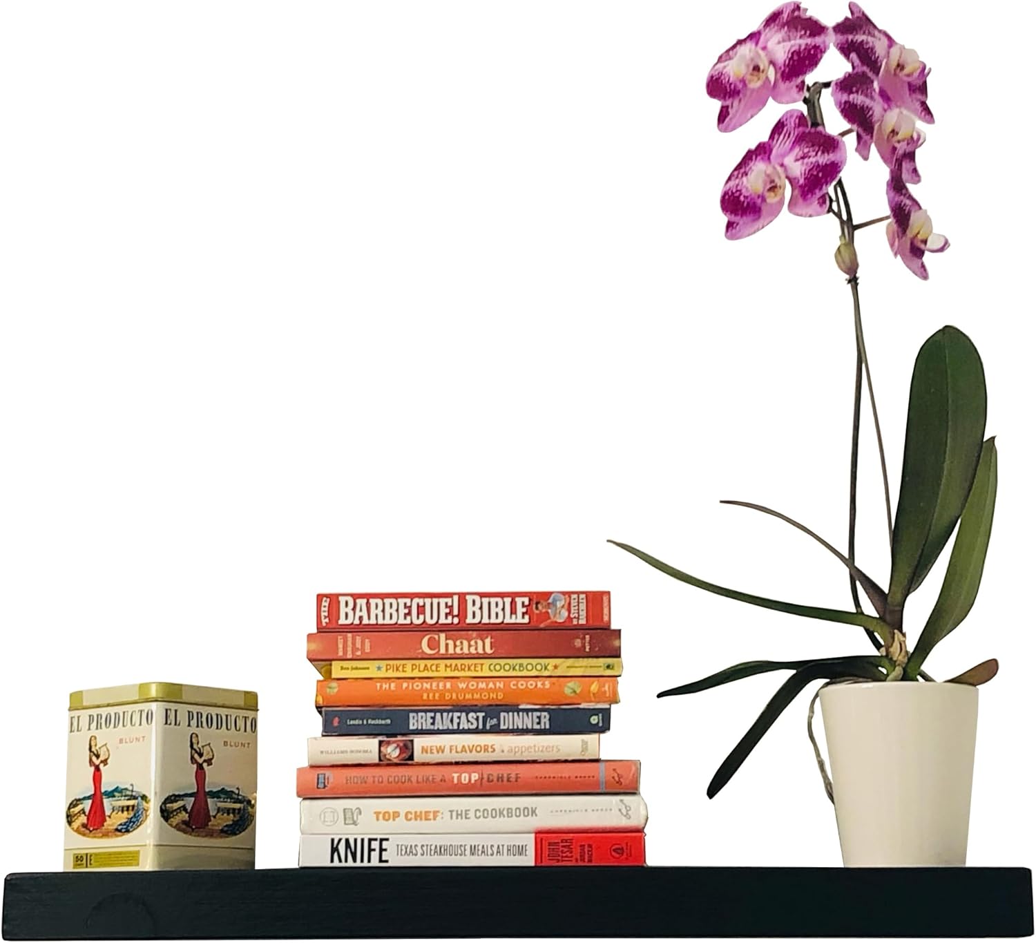 joelsantiques - 24 Inch Wooden Floating Shelves for Wall - 24x8x2 in - Made of Natural Wood - Short