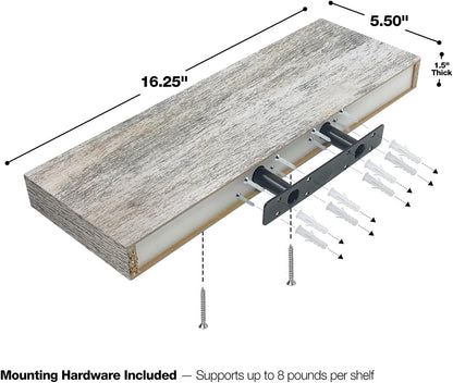 Sorbus Floating Shelves, Wall Shelves for Bedroom, Kitchen, Living Room, Bathroom Shelves Over The