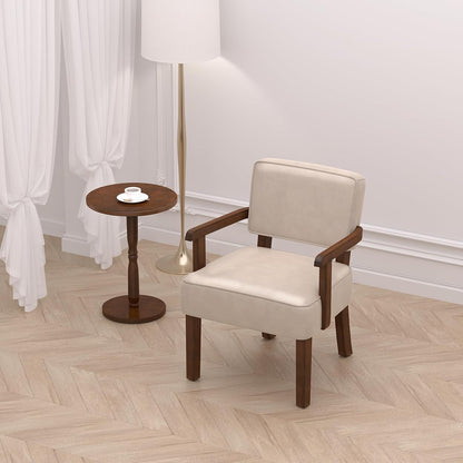 Accent Chair, PU Leather Chair for Living Room Oversized Armchair with Soft Seat and Armrests for