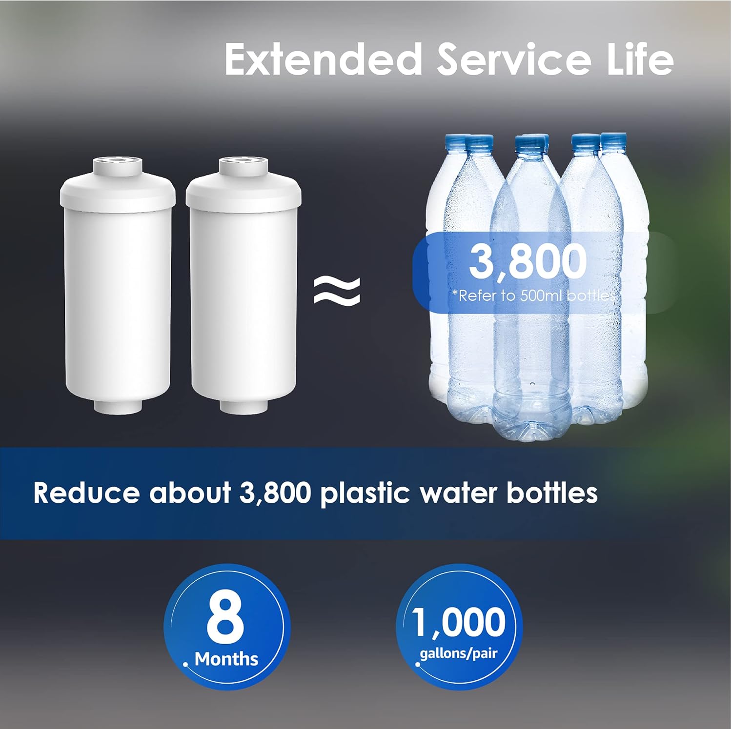 Waterdrop NSF/ANSI 372 Certified Fluoride Filters, Replacement for Berkey® PF-2® Fluoride Filters