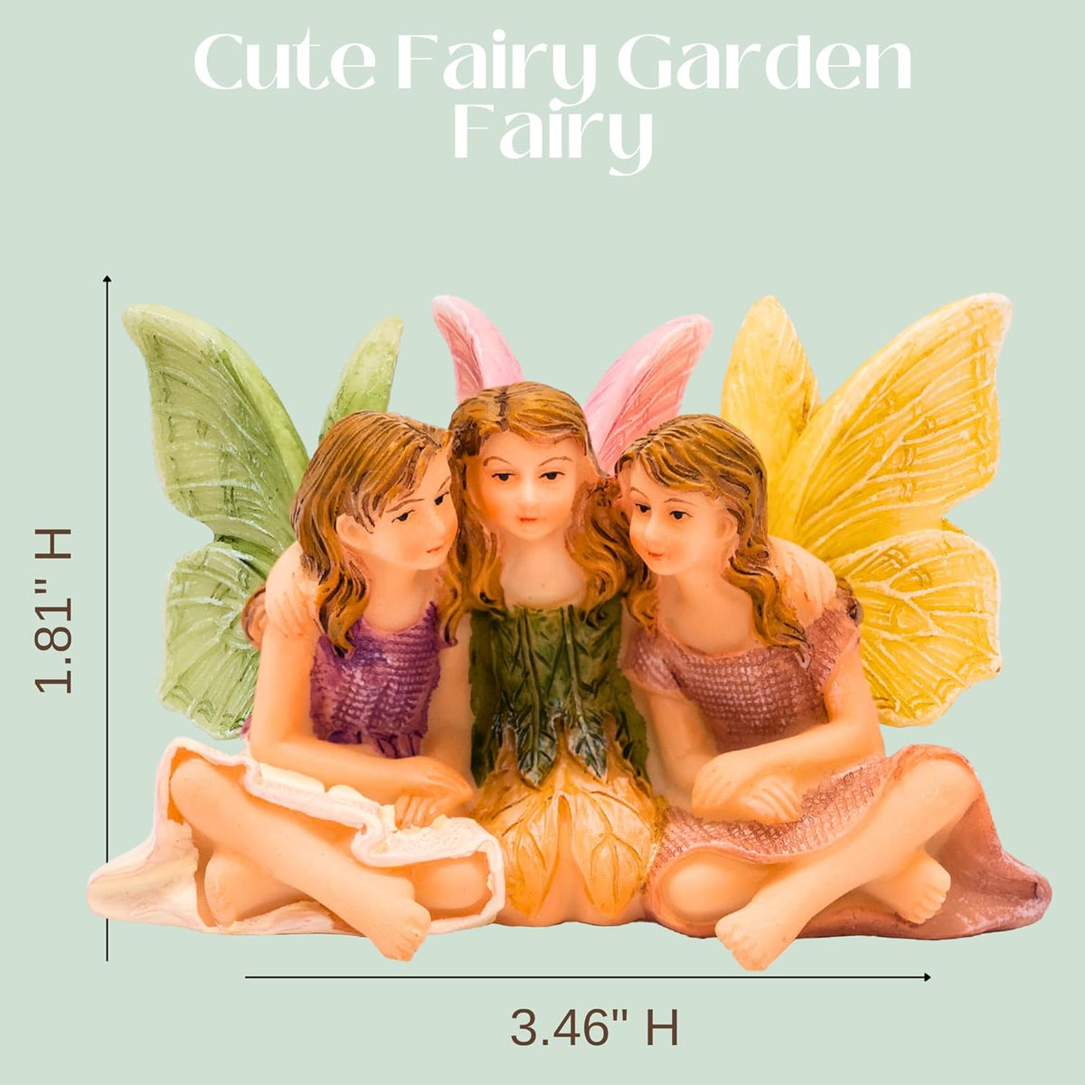 PRETMANNS Fairies for Fairy Garden - Accessories for an Outdoor or Indoor Miniature Garden