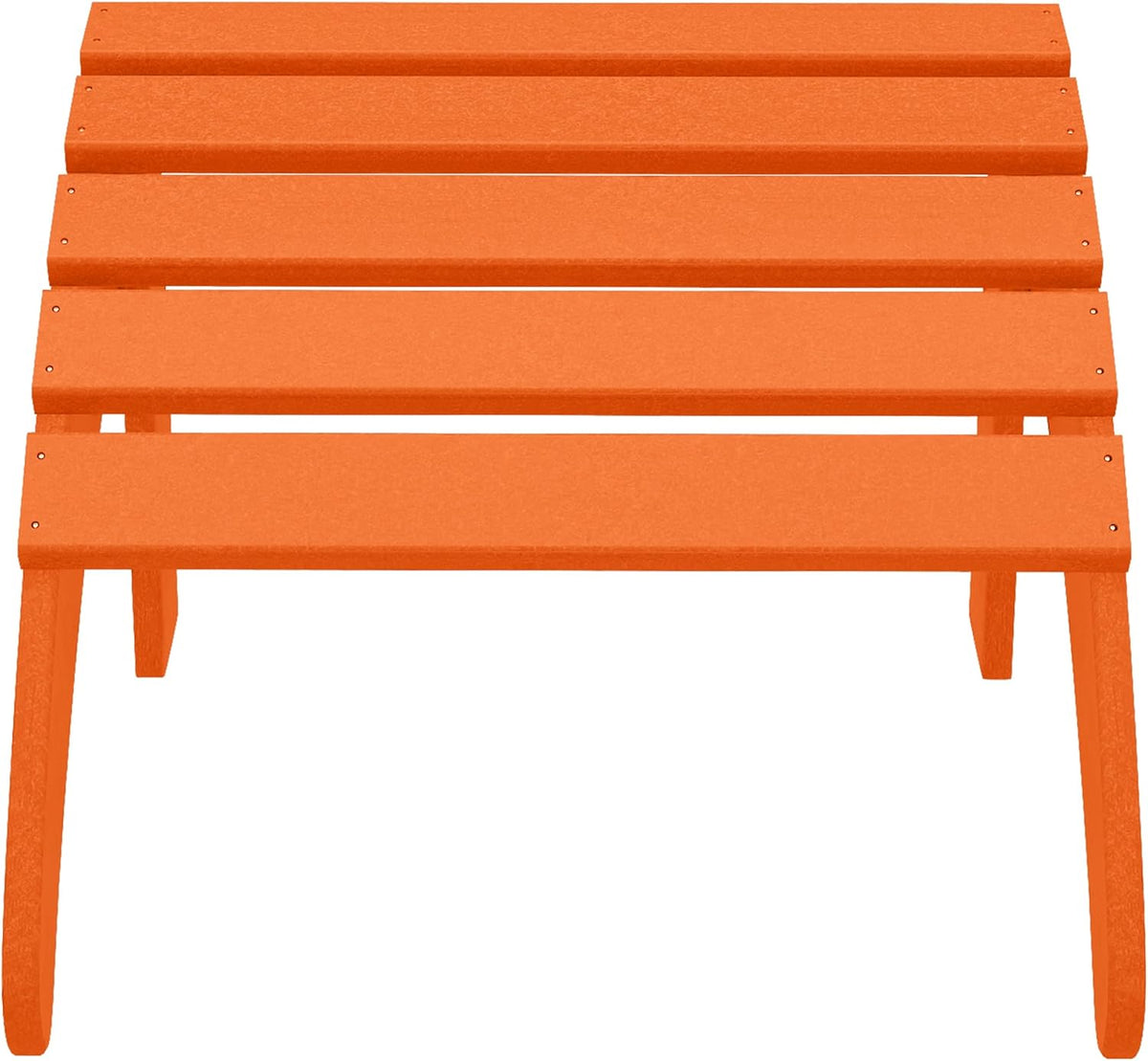 WestinTrends Outdoor Ottoman, Patio Adirondack Ottoman Foot Rest, All Weather Poly Lumber Folding