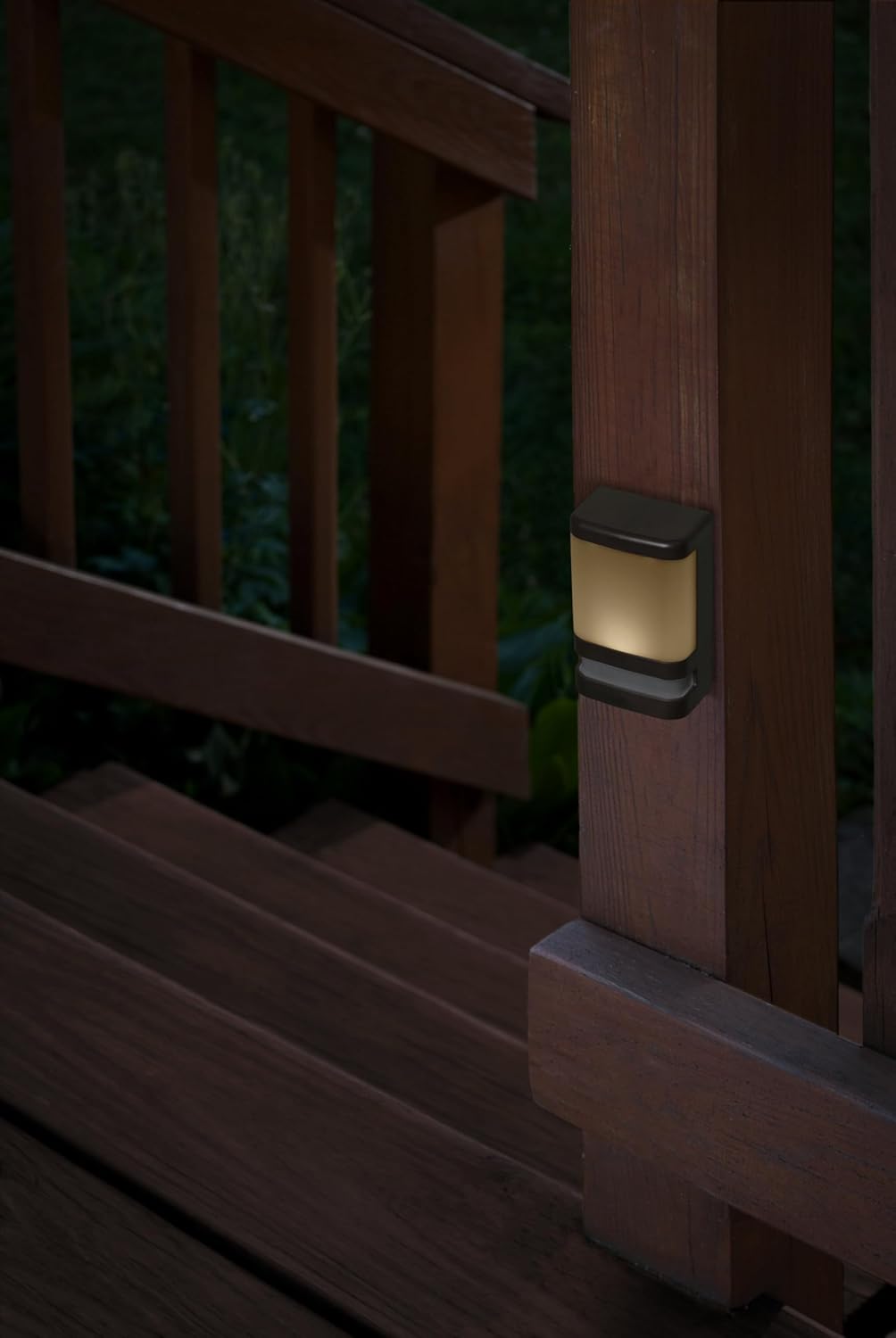 BL625-3 Motion Sensing Stair and Deck Light, LED, Battery Operated, Dusk to Dawn Sensor, 30 Seconds