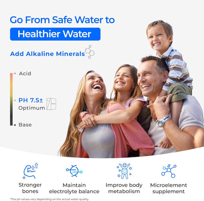 Waterdrop X12-Alkaline Mineral pH+ Tankless Reverse Osmosis System, NSF/ANSI 42&58&372 Certified