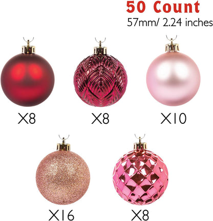 Every Day is Christmas Ornaments, Shatterproof Christmas Tree Ornament Set, Christmas Balls