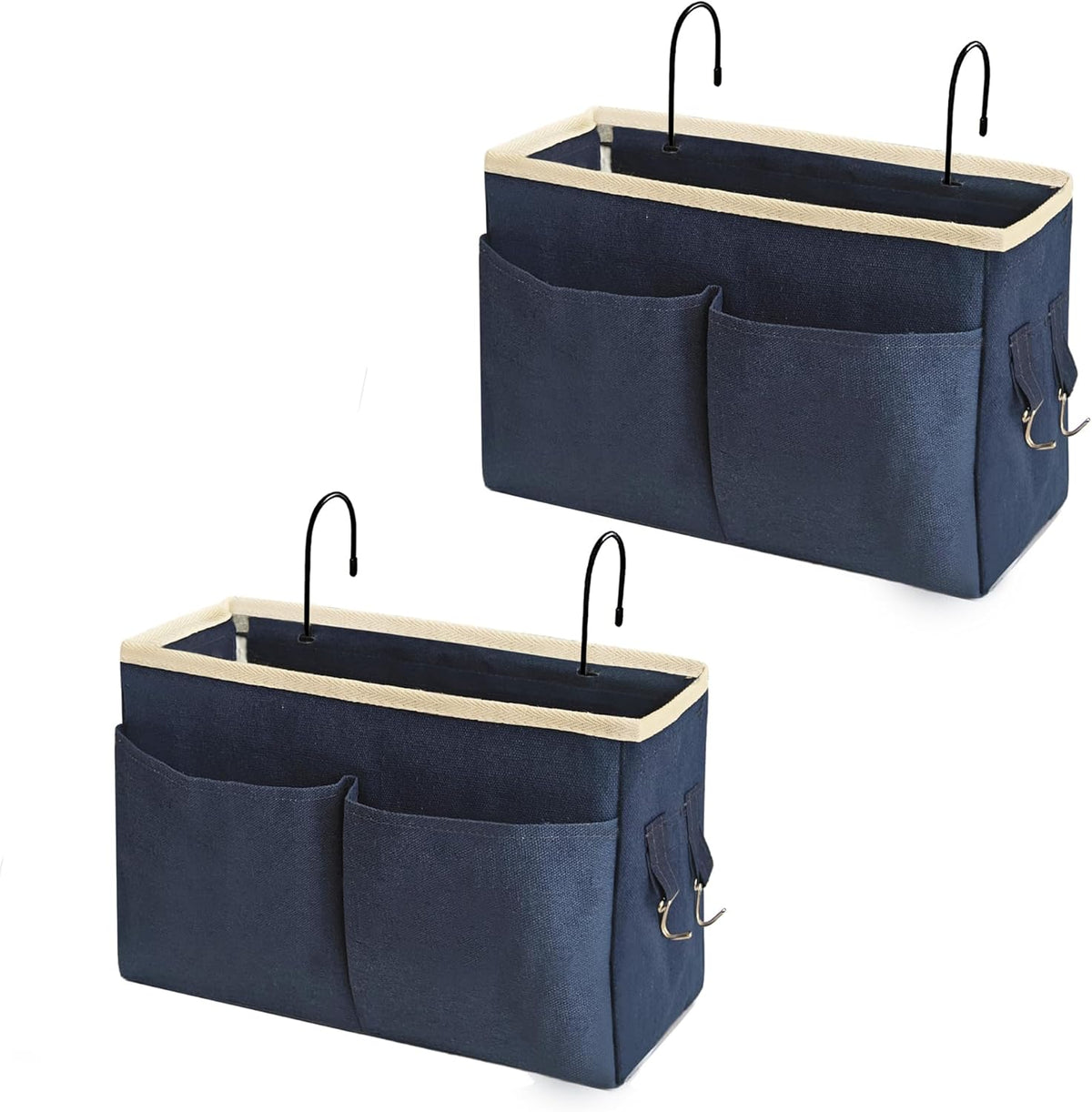 Bedside Caddy Bedside Hanging Storage Basket Multi-Function Organizer Caddy for Bunk and Hospital