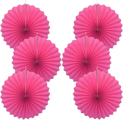 Red Graduation Party Decor,Girls Party Decorations ,Party Supplies Party Fans 16in, Anniversary