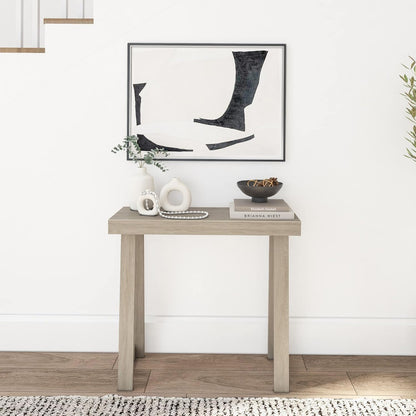 Plank+Beam Solid Wood Console Table, 36 Inch, Sofa Table, Narrow Entryway Table for Hallway, Behind