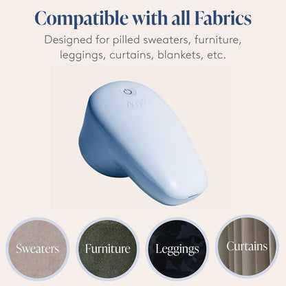 Nori Trim Fabric Shaver - Lint Remover for Clothes & Furniture Couch Pilling - Sweater Pill Remover