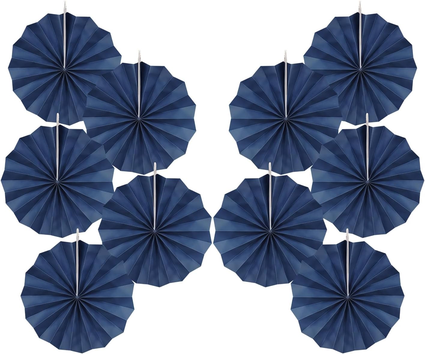 Blue Party Decorations,Blueberry Party Decorations Decorations Party Paper Fans Bulk 8in,Graduation