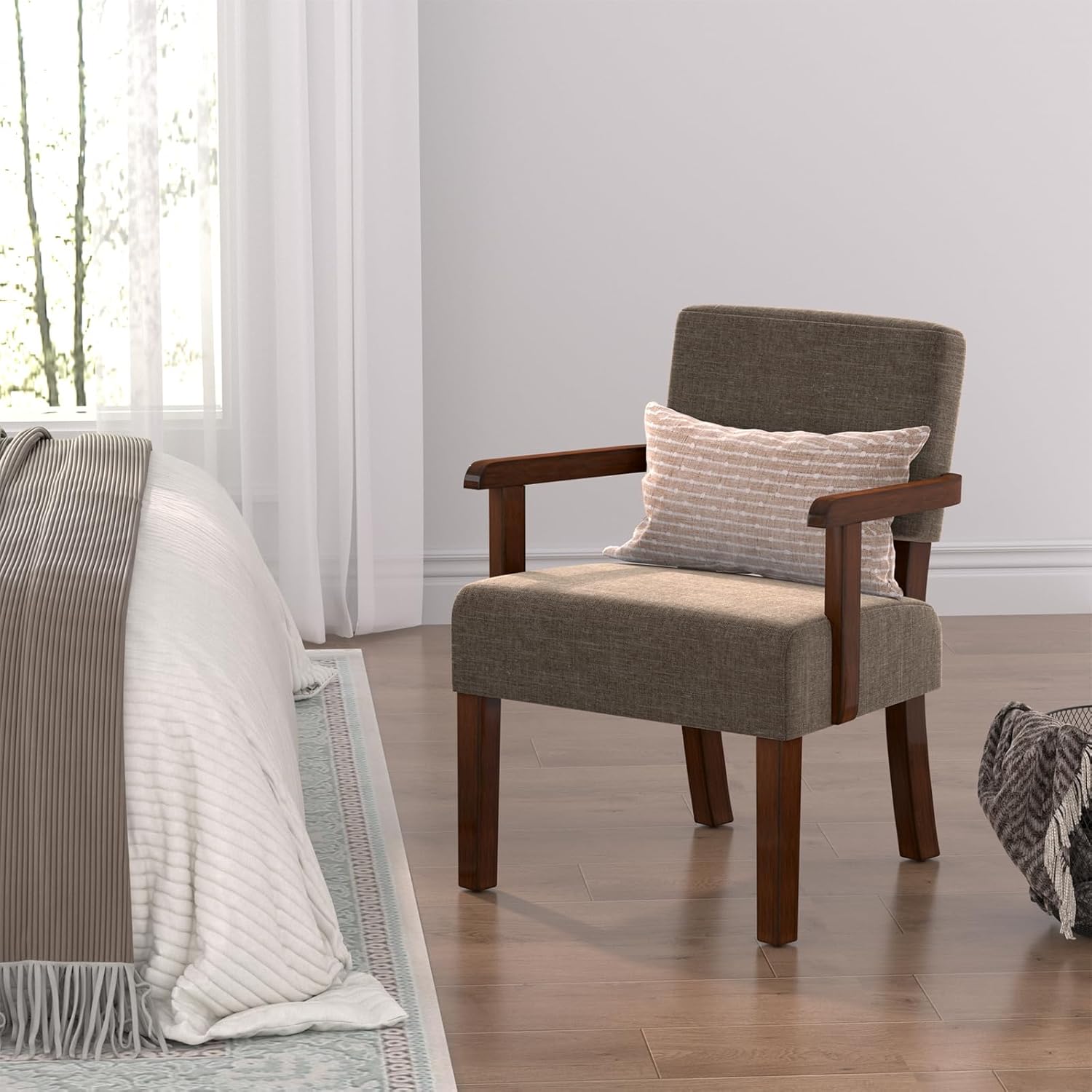 Accent Chair, Living Room Chairs Oversized with Soft Seat and Armrests for Dinning Bedroom Reading