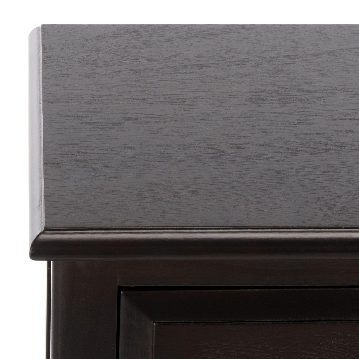 SAFAVIEH Furniture - Michaela 1-Drawer Storage Unit - Black - Solid Wood - Farmhouse Basket Tower