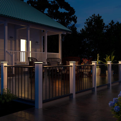 VOLISUN Solar Post Cap Light Outdoor Waterproof 16pack,Solar Fence - Post Lights for 4x4 5x5 6x6
