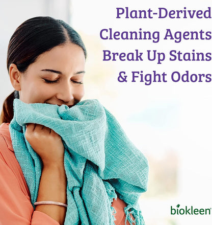 Biokleen Natural Laundry Detergent - 300 HE Loads - Liquid, Eco-Friendly, Plant-Based, No