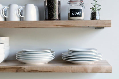 Urban Legacy Deep Floating Shelves | Wormy Maple with Furniture Grade Clear Coat | Low Profile