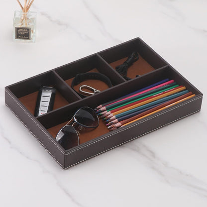 Desktop Storage Organizer, Nightstand or Dresser Organizer, Valet Tray, Entry Table Organizer