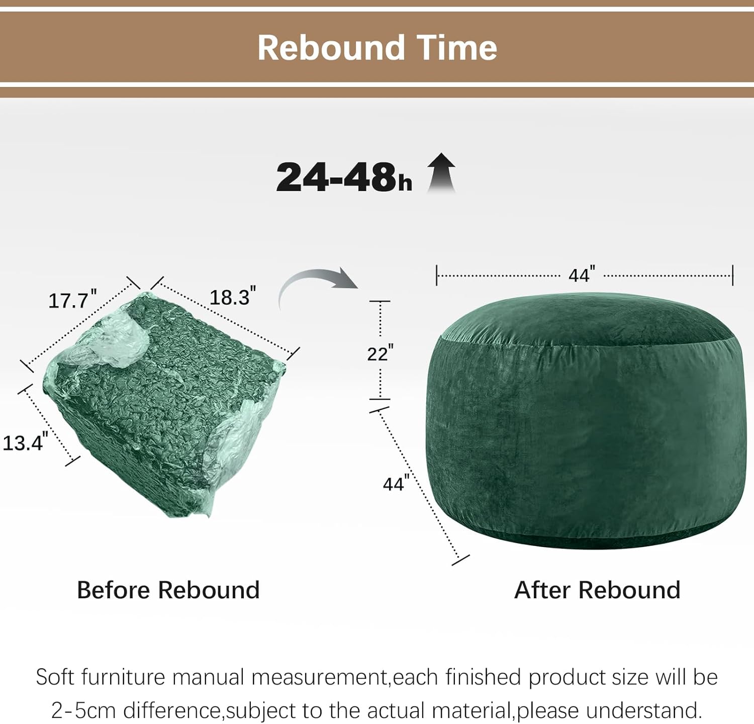 Bean Bag Chairs for Adults - Memory Foam Furniture BeanBag Chair - Kids/Teens Sofa with Soft Micro