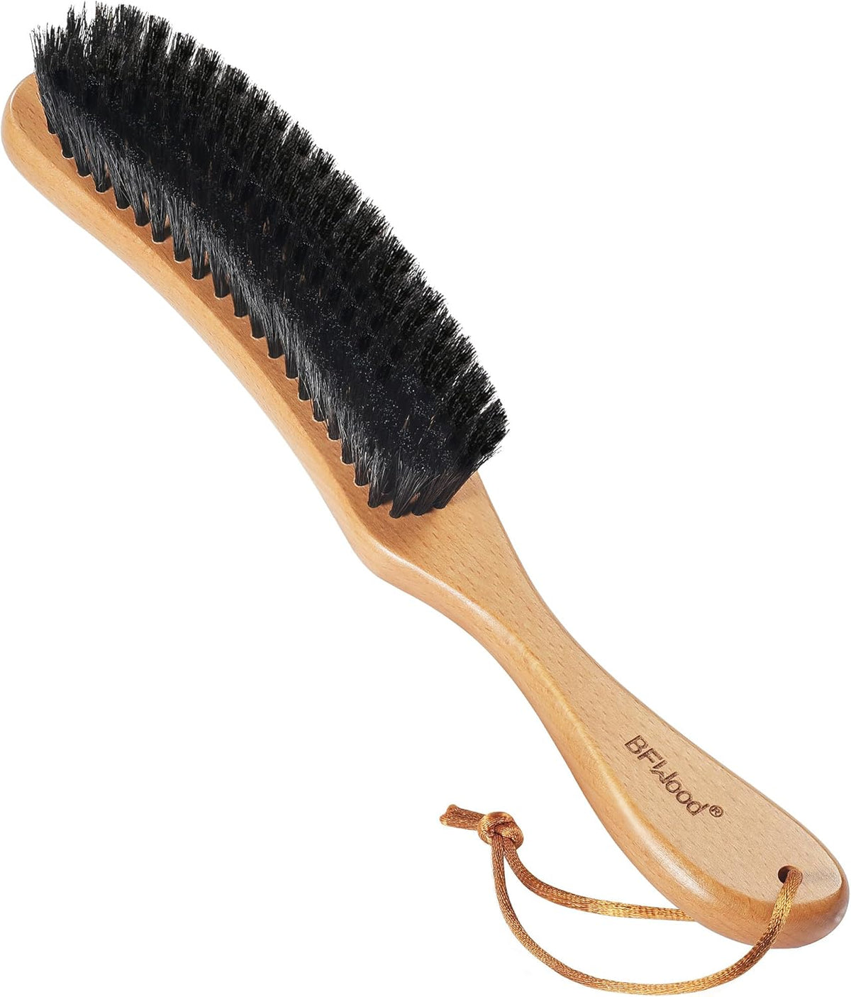 BFWood Clothes Brush - Boar Bristle Hat Brush Lint Brush for Suits, Cashmere, Wool, Velvet, Suede