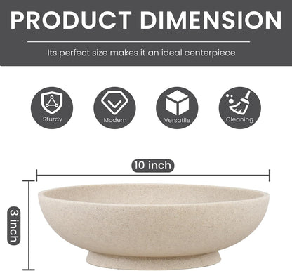 Large Decorative Bowl,Modern Fruit Bowl for Kitchen Counter,Handicraft Decorative Bowls for Home