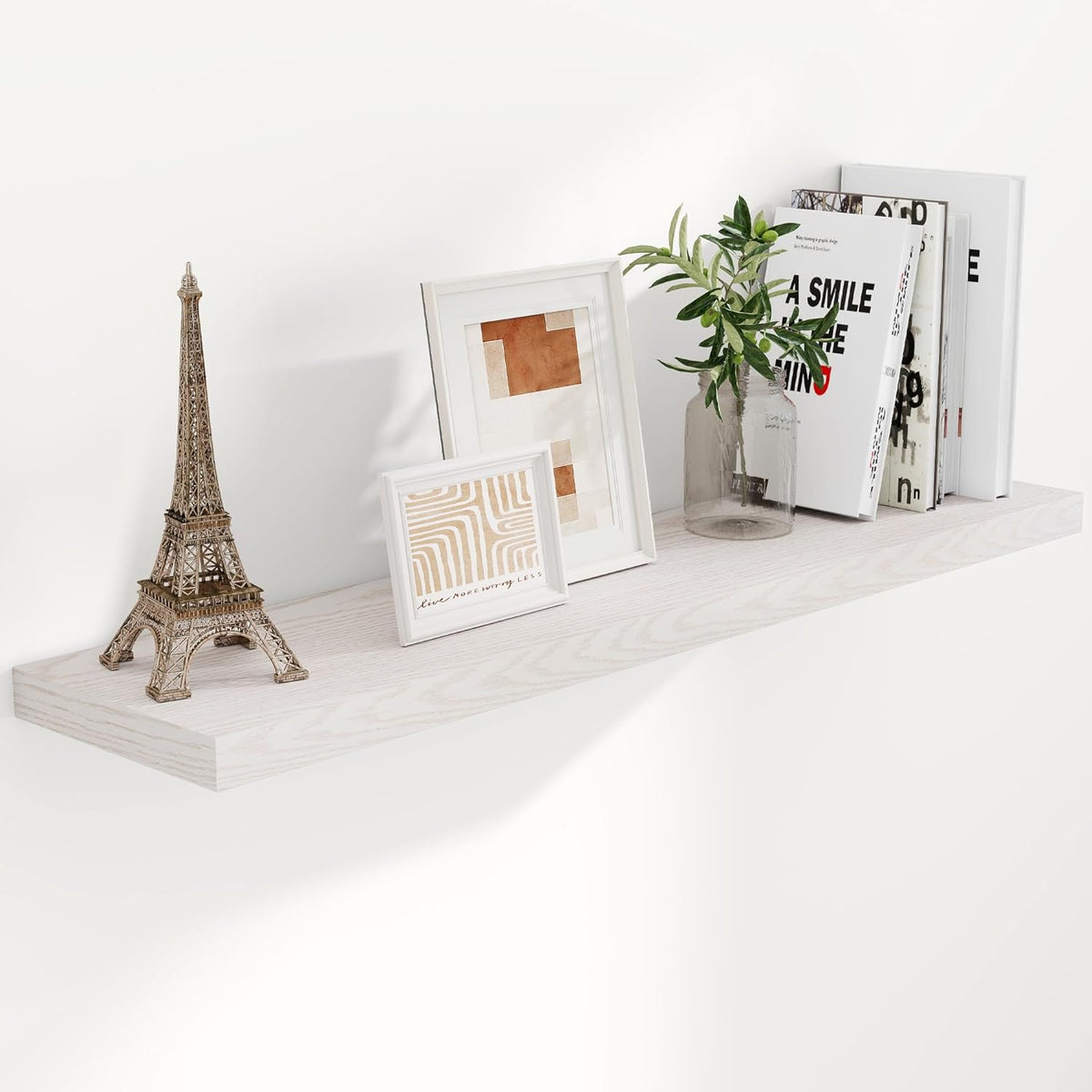 Floating Shelves 48 Inch Long, 48"W x 9"D Wall Shelf Invisible Bracket, 9 Inch Deep Floating Shelf