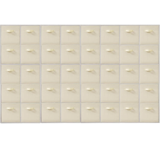 STORAGEIDEAS Storage Bins, 11 Inch Fabric Storage Cubes, Collapsible Cube Storage Box, Fabric