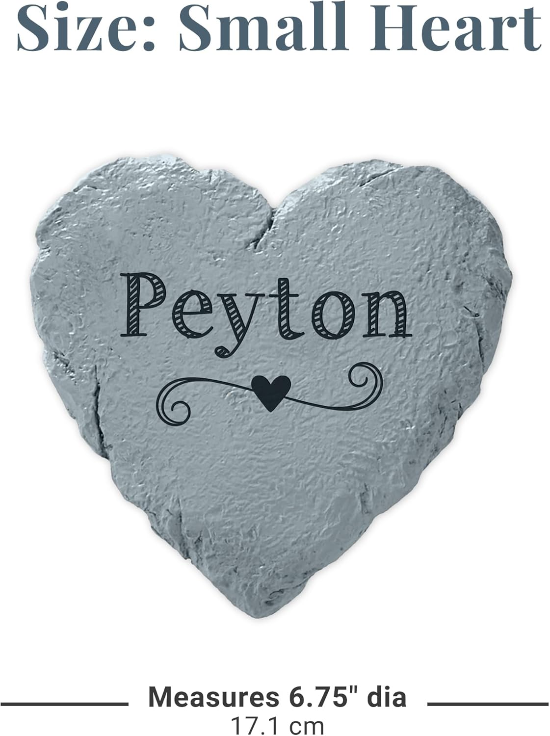 Let's Make Memories Personalized Garden Stone - Resin - Custom Garden Décor - Love Grows Here Round