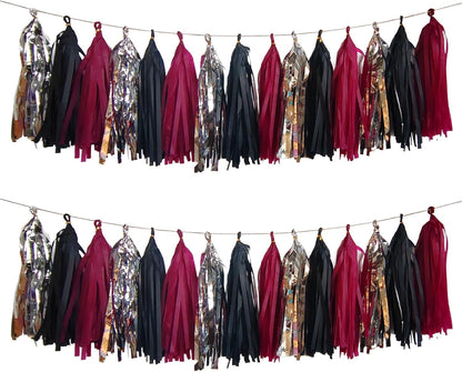 Tassel Garland Tissue Paper Tassel Banner,Tassels Party Decorations for