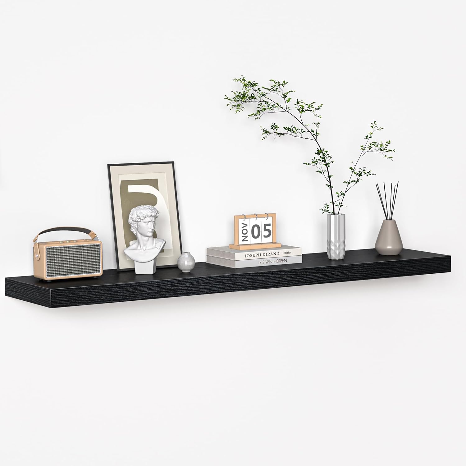 Floating Shelves - 10.3 Inch Deep Wall Shelf for Decor & Storage - Wall Mounted Display Shelving