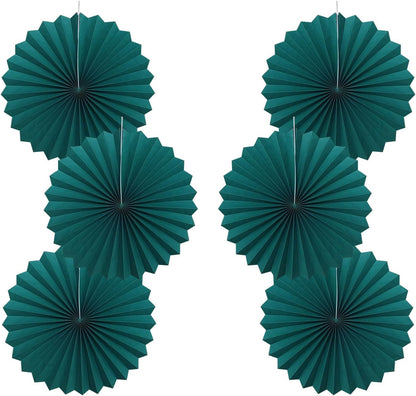 Green Birthday Decorations,DIY Green Paper Fans Hanging Decoration ,Party Supplies Party Fans 16in