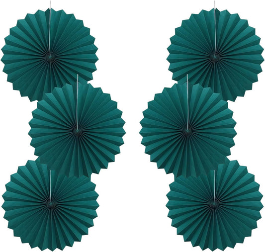 Green Birthday Decorations,DIY Green Paper Fans Hanging Decoration ,Party Supplies Party Fans 16in