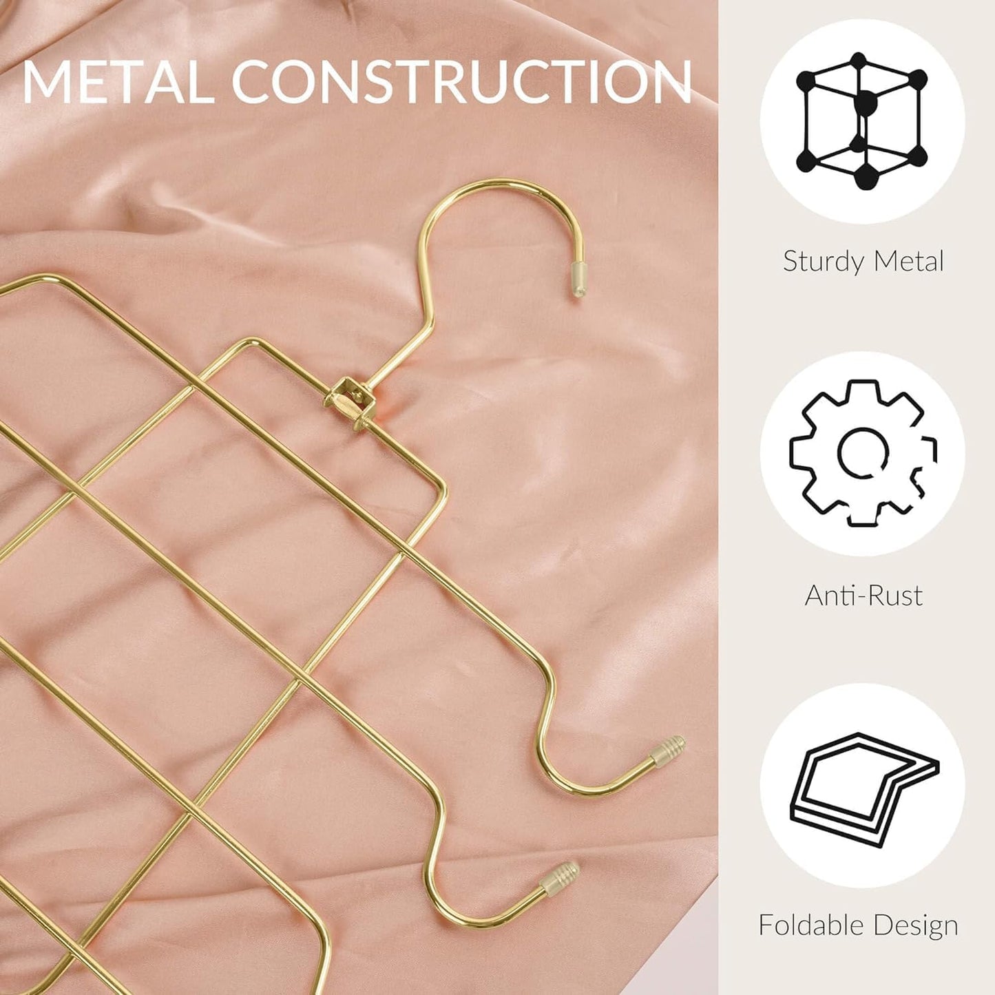 ZEDODIER 3 Pack Tank Top Hanger, Space Saving Bra Hangers, Non-Slip Hanging Sport Bras Holder