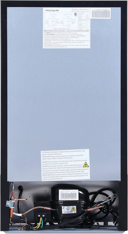 RCA RFR321-B-Black-COM RFR321 Single Mini Refrigerator-Freezer Compartment-Adjustable Thermostat