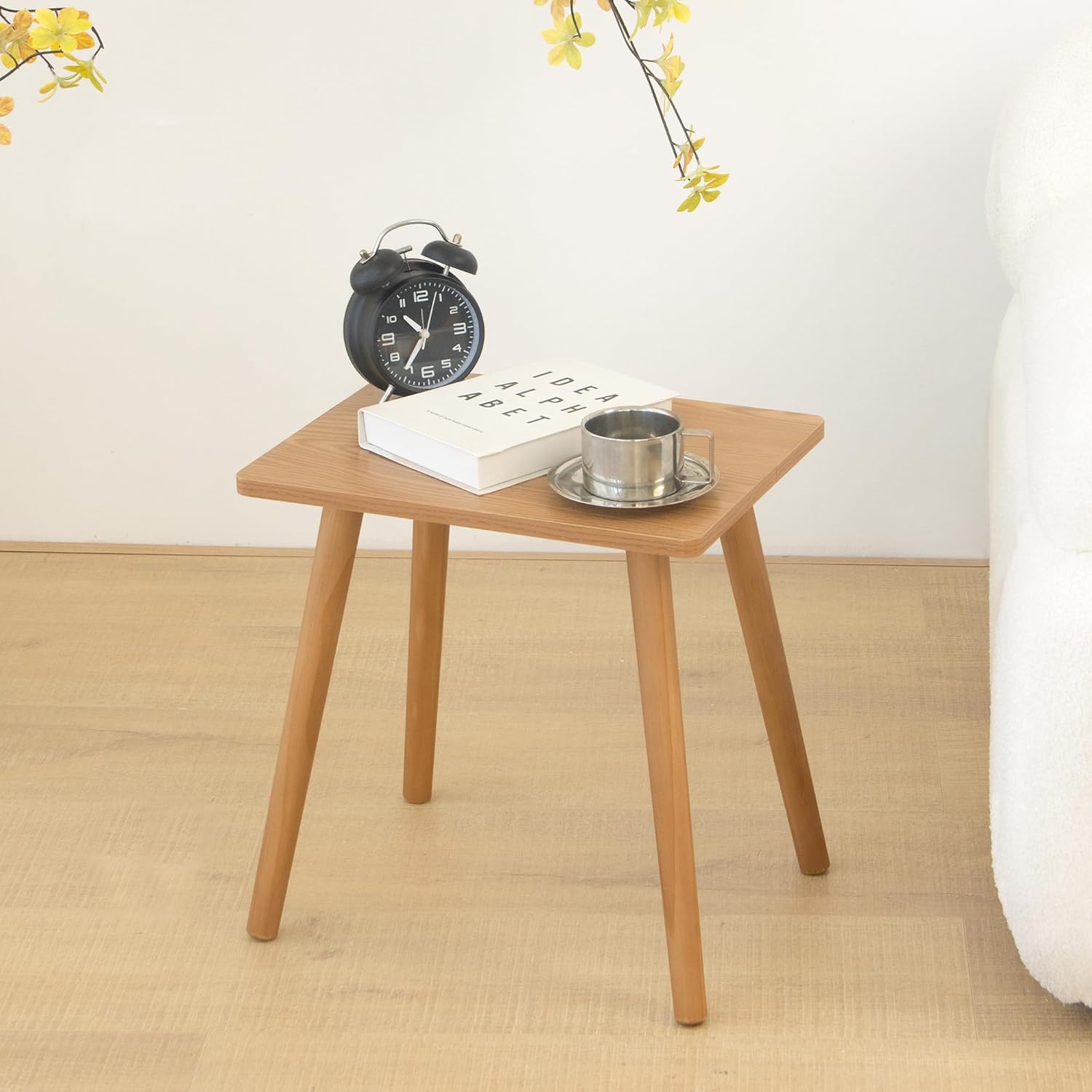 AWASEN Mid Century Modern Side Table, Small End for Living Room Bedroom Office Small Spaces, Modern