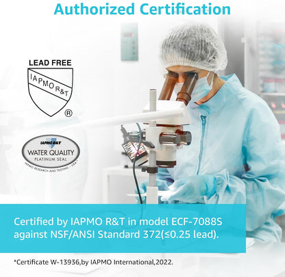 AQUACREST NSF/ANSI 42&372 Certified Water Filter, Replacement for Berkey® Gravity Water Filter