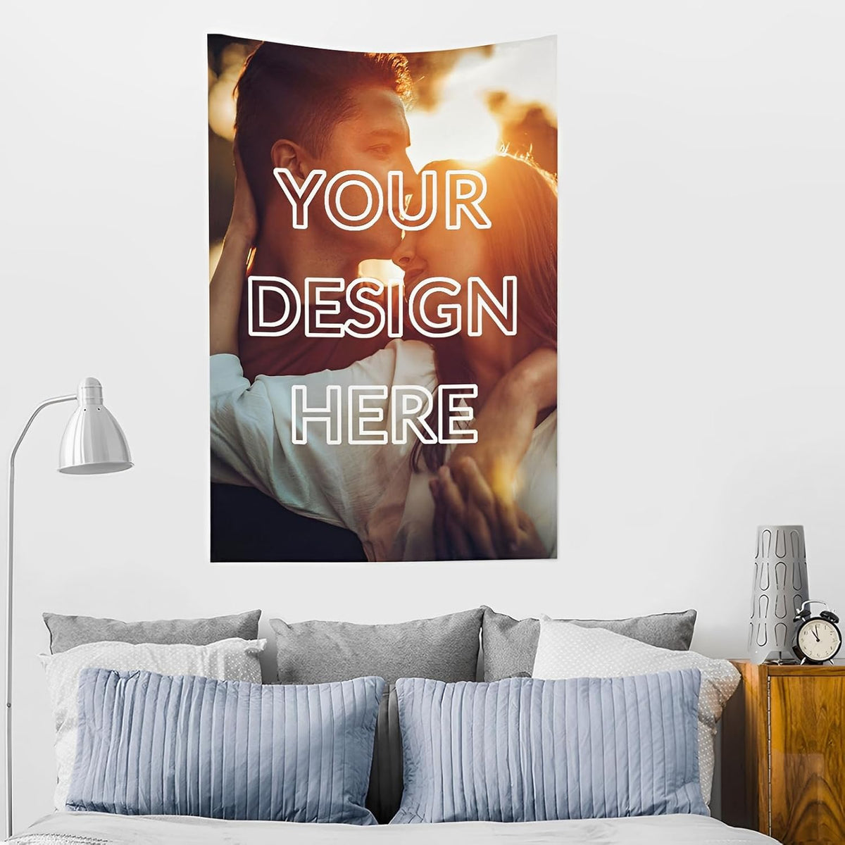 Custom Tapestry For Wall Bedroom Custom Backdrop Personalized Image Text Photo Customized Funny