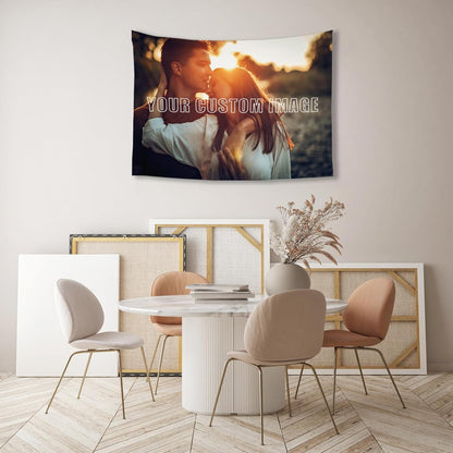 Custom Tapestry For Wall Bedroom Custom Backdrop Personalized Image Text Photo Customized Funny