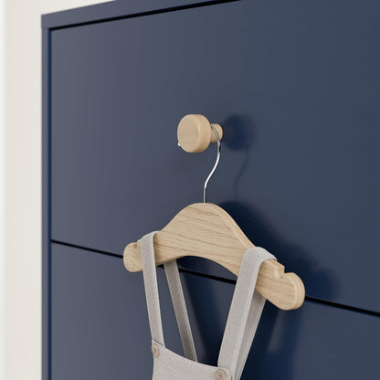 Storkcraft California 6 Drawer Double Dresser (Midnight Blue with Driftwood) – GREENGUARD Gold