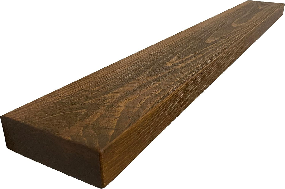joelsantiques 42 Inch Wooden Floating Shelves for Wall - 42x6x2 in - Made of Natural Wood - Long