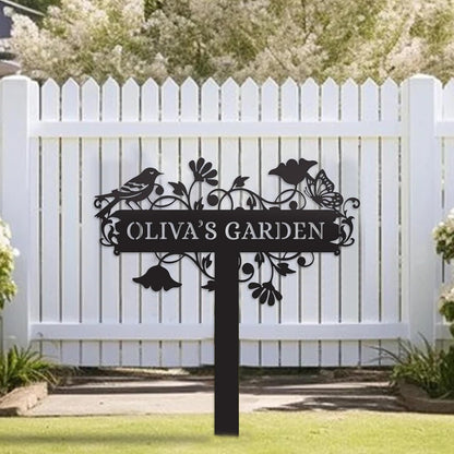 Metal Signs Customized | Personalized Garden Stake Metal Sign | Custom Metal Garden Sign |