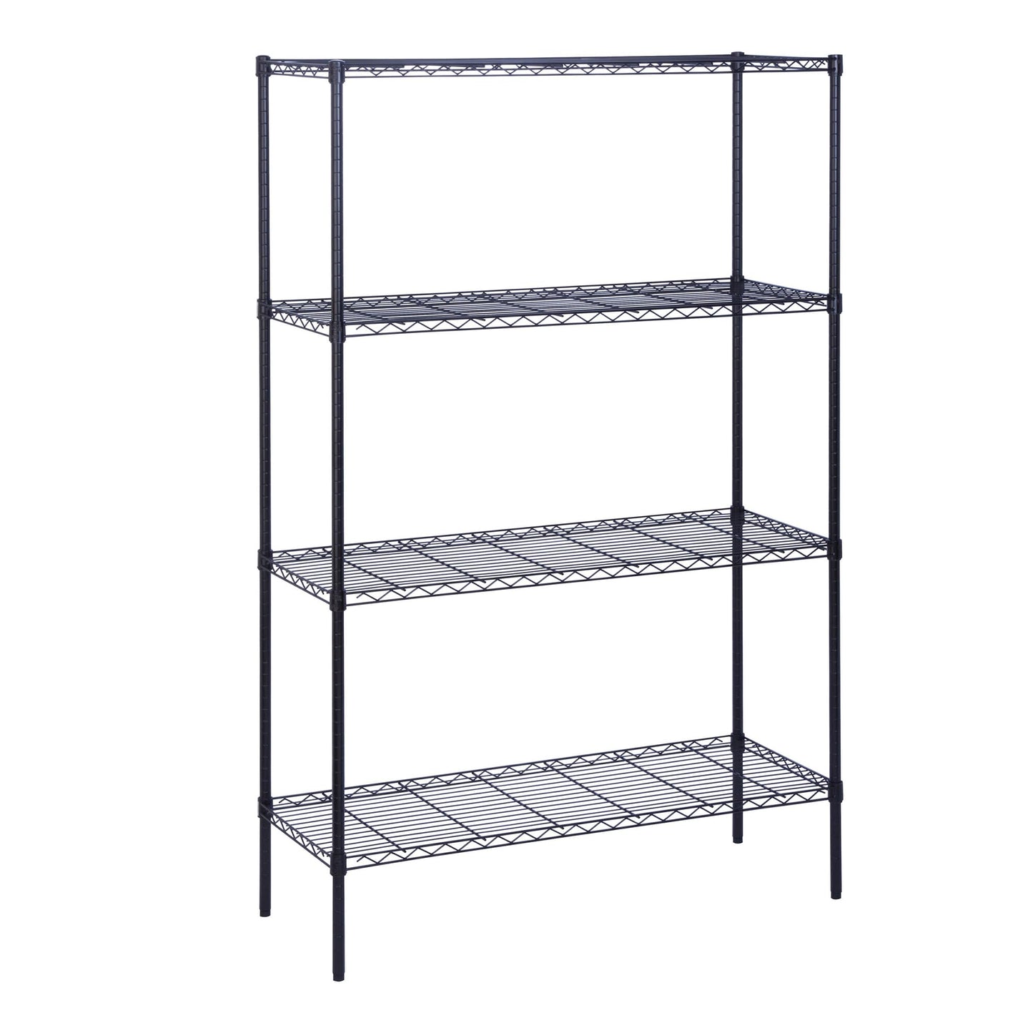 Honey-Can-Do 4-Tier Heavy Duty Extra-Wide Adjustable Shelving Unit, 350-lb Per Shelf Metal Storage