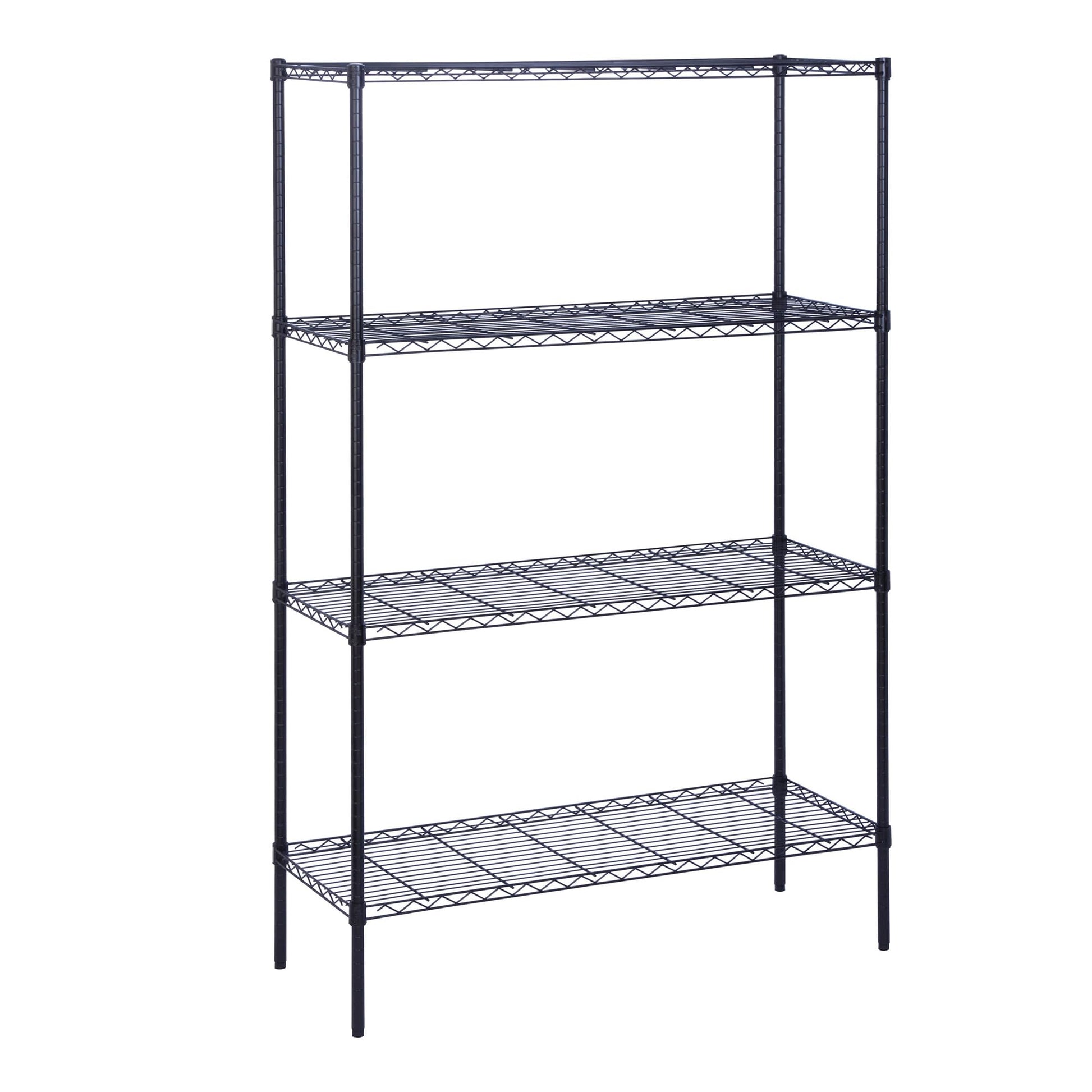Honey-Can-Do 4-Tier Heavy Duty Extra-Wide Adjustable Shelving Unit, 350-lb Per Shelf Metal Storage