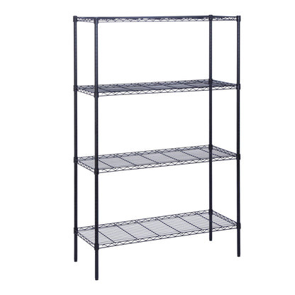 Honey-Can-Do 4-Tier Heavy Duty Extra-Wide Adjustable Shelving Unit, 350-lb Per Shelf Metal Storage