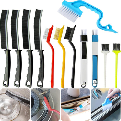 12Pcs Crevice Cleaning Brush,Small Gap Cleaning Brushes for Cleaning Bathroom,Kitchen,Window