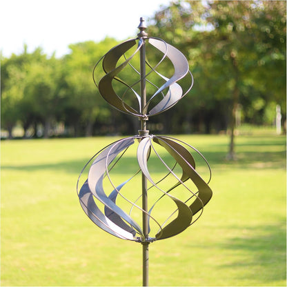 Wind Spinners Outdoor Metal - Large Kinetic Wind Spinner for Yard Garden, Windmills Lawn Ornament